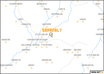 map of Saparaly