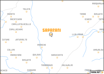 map of Saparani