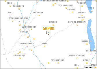 map of Sapar