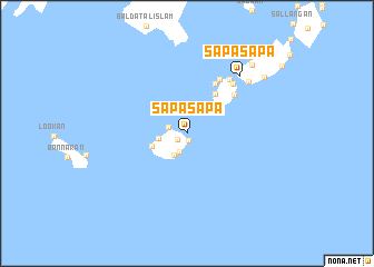 map of Sapa-Sapa