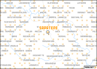 map of Sapatère