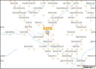 map of Sa Pả