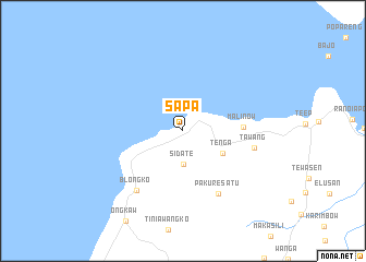 map of Sapa