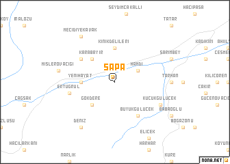 map of Sapa
