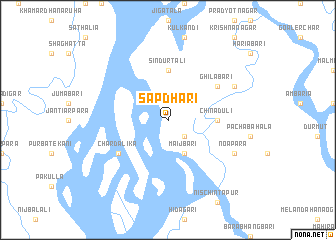 map of Sāpdhari