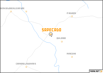 map of Sapecado