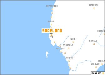 map of Sapelang