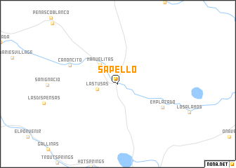 map of Sapello