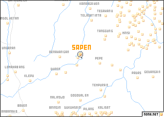 map of Sapen