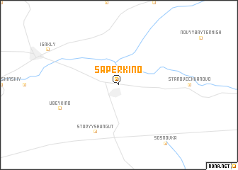 map of Saperkino