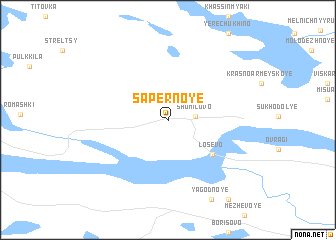 map of Sapernoye