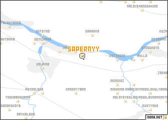 map of Sapernyy