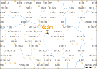 map of Sapeti