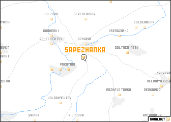 map of Sapezhanka