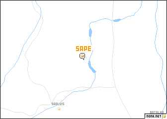 map of Sapé