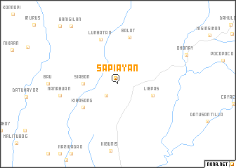 map of Sapiayan