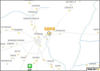 map of Sapia