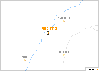 map of Sapicoá