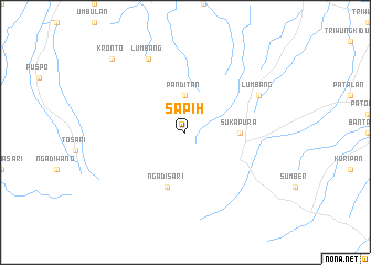 map of Sapih