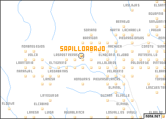 map of Sapillo Abajo