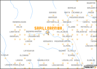 map of Sapillo Arriba