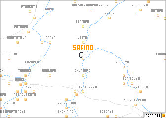 map of Sapino