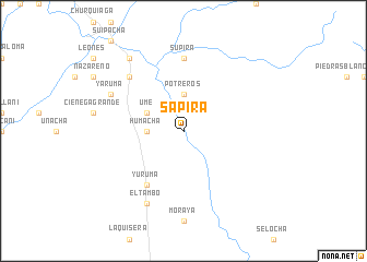 map of Sapira