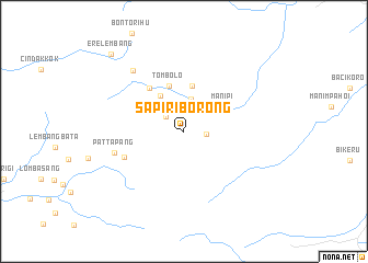 map of Sapiriborong