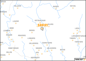 map of Sapiri