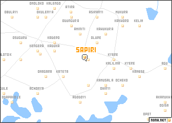 map of Sapiri