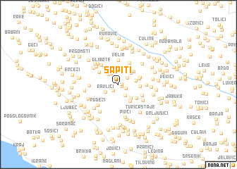 map of Šapiti