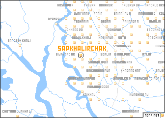 map of Sapkhalir Chak