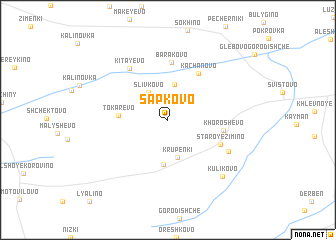 map of Sapkovo