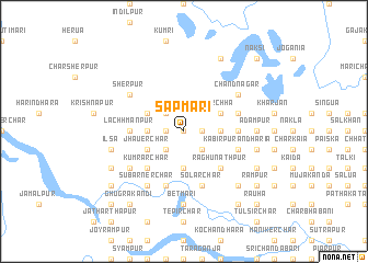map of Sāpmāri