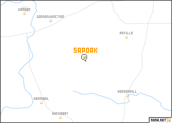 map of Sapoak