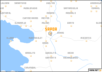 map of Sapoá