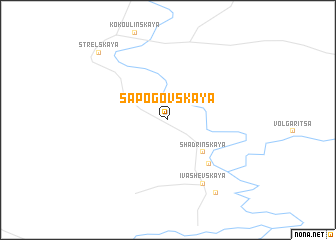 map of Sapogovskaya