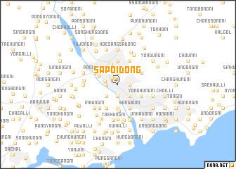 map of Sap\
