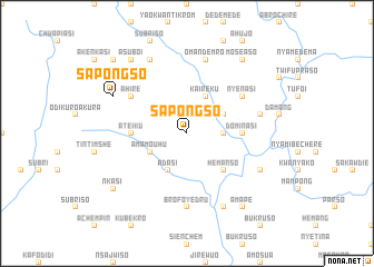 map of Sapongso