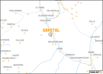 map of Sapotal