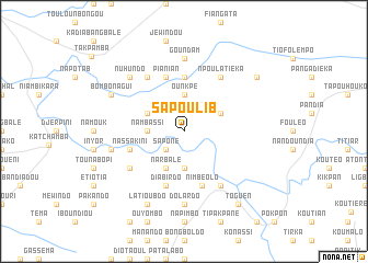 map of Sapoulib