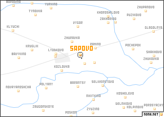 map of Sapovo