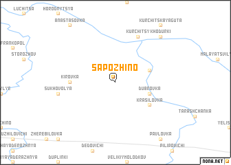 map of Sapozhino