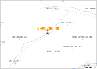map of Sapozhkino