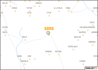 map of Sapo