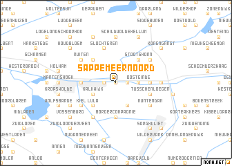 map of Sappemeer Noord