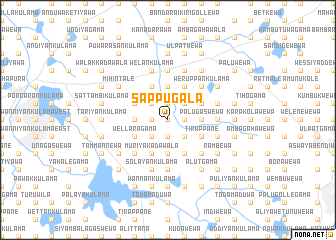 map of Sappugala