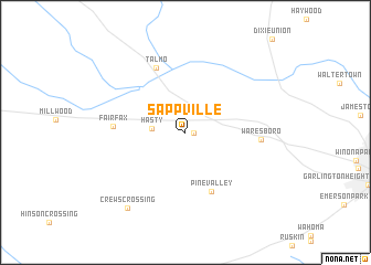 map of Sappville