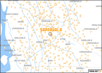 map of Saprāwāla