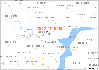 map of Saprinovichi